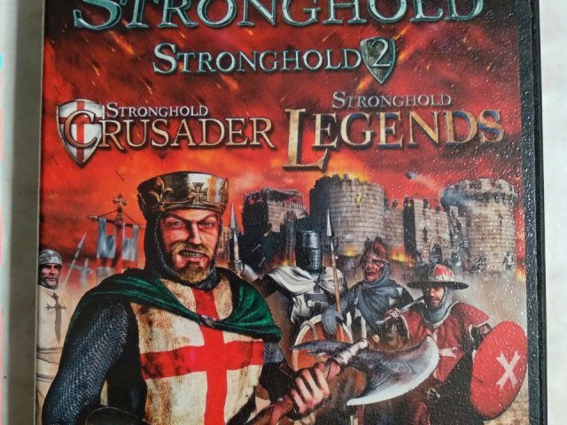 Игровой диск Stronghold, Stronghold 2, Stronghold Crusader, Stronghold Legends, 140 грн. &mdash; 1/2