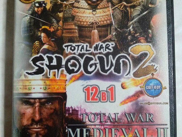 Игровой диск Total War: Shogun 2, Total War: Medieval II (Антология 12 в 1), 140 грн. &mdash; 1/2
