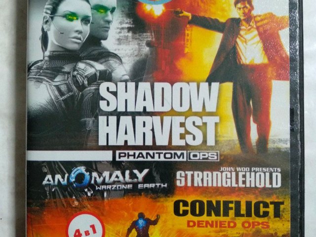 Игровой диск Shadow Harvest: Phantom Ops, Anomaly: Warzone Earth, Stranglehold, Conflict: Denied Ops, 100 грн. &mdash; 1/2