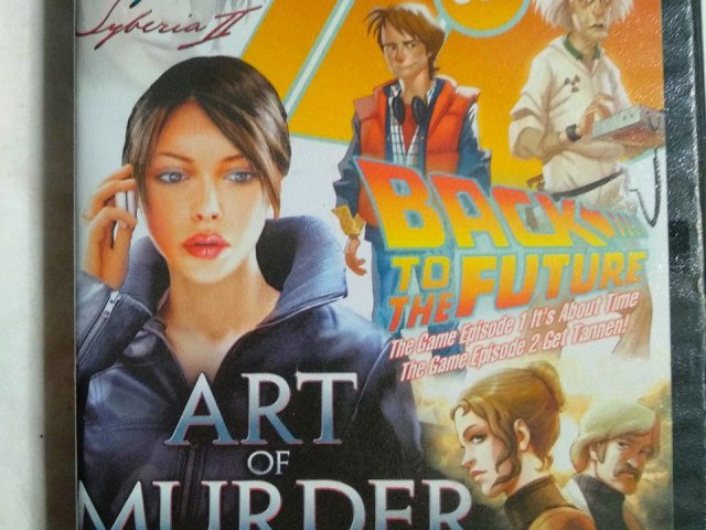 Игровой диск Art of Murder: Cards of Destiny, Back to the Future: The Game, A New Beginning, Syberia, 100 грн. &mdash; 1/2