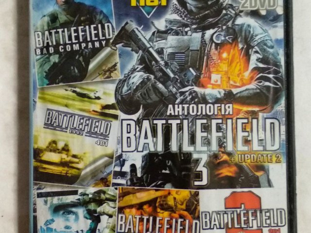 Игровой диск Battlefield 3, Battlefield: Bad Company 2, Battlefield 2142, Battlefield Vietnam, Battlefield 2, 140 грн. &mdash; 1/2