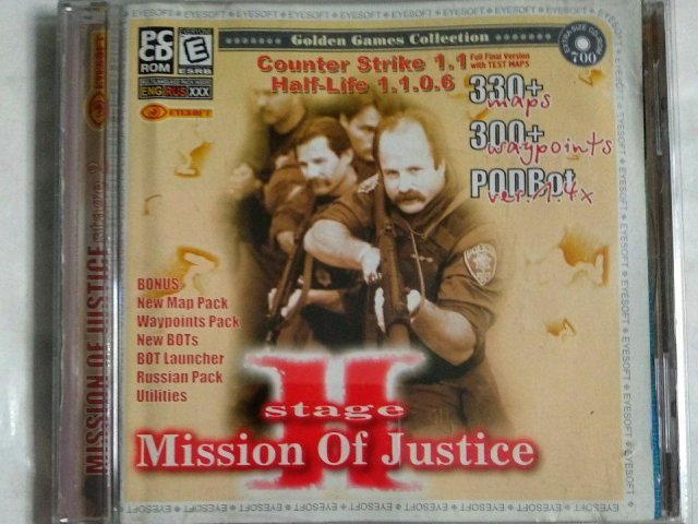 Игровой диск Counter-Strike 1.1, Half-Life (Mission Of Justice / Stage II), 320 грн. &mdash; 1/3