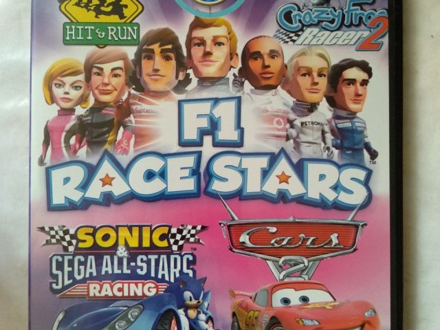 Игровой диск F1 Race Stars, Crazy Frog Racer 2, Sonic & Sega All-Stars Racing, Cars, Cars: Mater's Tall Tales, 120 грн. &mdash; 1/2
