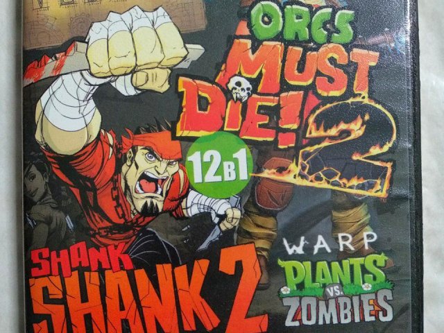 Игровой диск Orcs Must Die! 2, Shank, Shank 2, Plants vs. Zombies, Dungeon Defenders, Two Worlds II, 120 грн. &mdash; 1/2