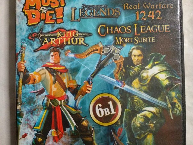 Игровой диск Orcs Must Die!, Might & Magic: Clash of Heroes, Legends of War: Patton, Real Warfare 1242, King Arthur, Chaos League: Mort Subite, 120 грн. &mdash; 1/2