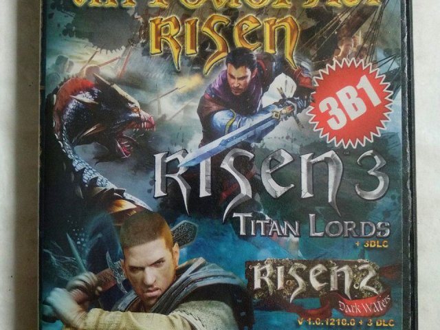 Игровой диск Risen, Risen 2: Dark Waters, Risen 3: Titan Lords, 120 грн. &mdash; 1/2