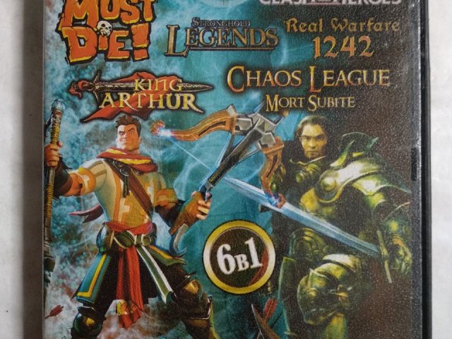 Игровой диск Orcs Must Die!, Might & Magic: Clash of Heroes, Legends of War: Patton, Real Warfare 1242, King Arthur, Chaos League: Mort Subite, 120 грн. &mdash; 1/2