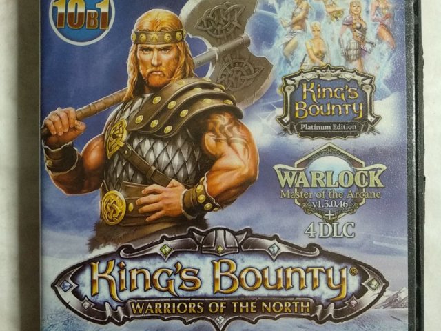 Игровой диск King's Bounty: Воины Севера, Warlock: Master of the Arcane, Magic: The Gathering - Duels of the Planeswalkers,, 120 грн. &mdash; 1/2