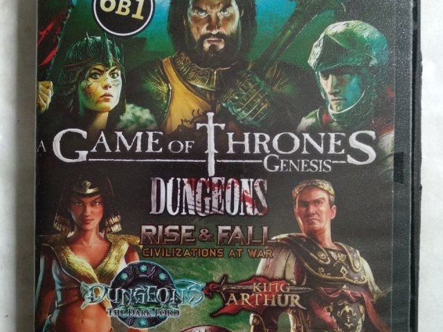 Игровой диск A Game of Thrones: Genesis, Dungeons, Rise & Fall: Civilizations at War, Dungeon Lords, King Arthur, No Man's Land, 120 грн. &mdash; 1/2