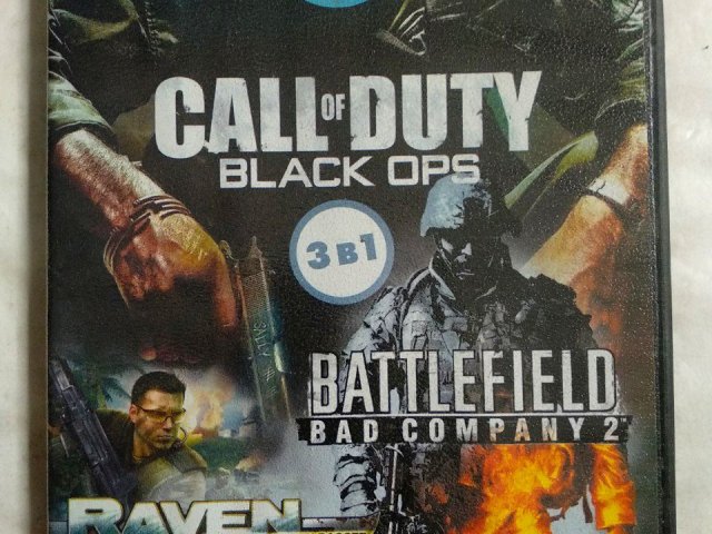 Игровой диск Call of Duty: Black Ops, Battlefield: Bad Company 2, Raven Squad, 120 грн. &mdash; 1/2