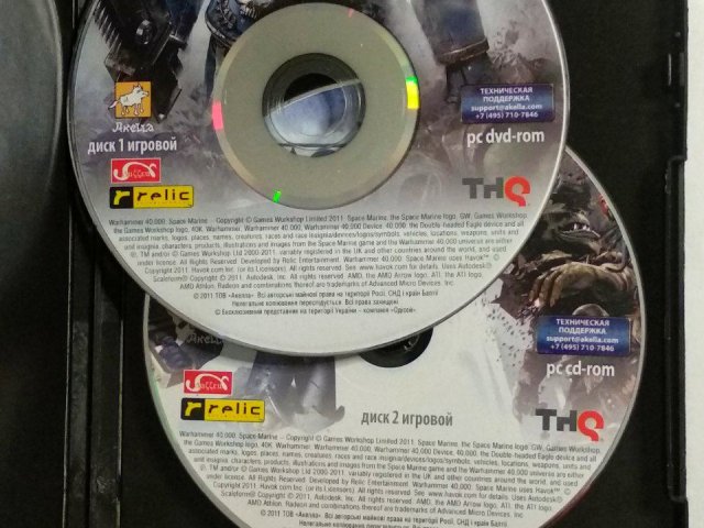 Игровой диск Warhammer 40,000: Space Marine (Акелла) (2 DVD), 200 грн. &mdash; 3/3