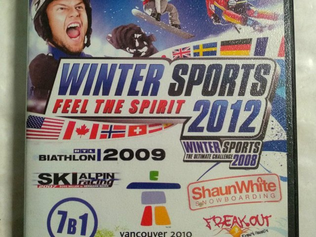 Игровой диск Winter Sports 2012. Freakout, Ski Alpin, Biathlon, 80 грн. &mdash; 1/2