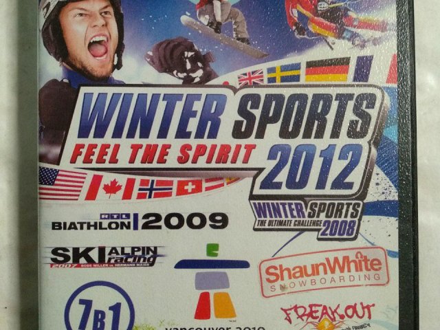 Игровой диск Winter Sports 2012. Freakout, Ski Alpin, Biathlon, 80 грн. &mdash; 1/2