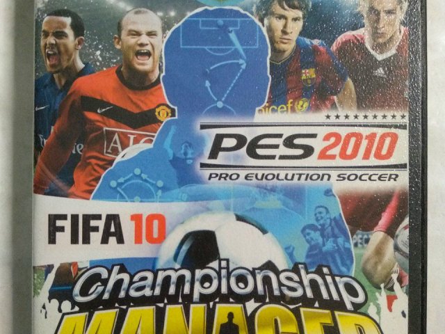 Игровой диск FIFA 10, PES 2010, Championship Manager 2010, 100 грн. &mdash; 1/2