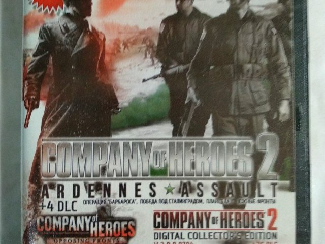 Игровой диск Company of Heroes, Company of Heroes 2, Company of Heroes: Tales of Valor, Panzer Tactics HD, 150 грн. &mdash; 1/2