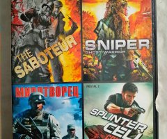 Игровой диск Saboteur, Sniper: Ghost Warrior, Миротворец, Splinter Cell: Conviction
