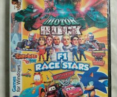 Игровой диск Motor Rock, Garfield Kart, F1 Race Stars, Sonic Adventure DX, LEGO Racers 2, Тачки