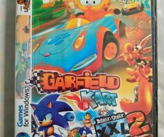 Игровой диск Garfield Kart, Sonic the Hedgehog 4, Asterix & Obelix XXL 2