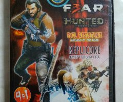 Игровой диск F.E.A.R. 3, Hunted: The Demon's Forge, BRINK, Replicore