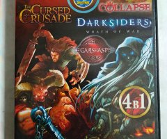 Игровой диск Cursed Crusade, Collapse, Darksiders: Wrath of War, Garshasp: Monster Slayer