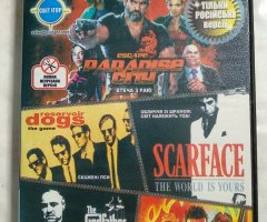 Игровой диск Escape from Paradise City, Reservoir Dogs: Game, Scarface: World Is Yours, Godfather: The Game, Total Overdose