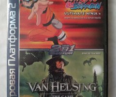 Игровой диск Naruto Shippuden: Ultimate Ninja 4, Van Helsing: The Game для PS2