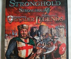 Игровой диск Stronghold, Stronghold 2, Stronghold Crusader, Stronghold Legends