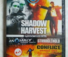 Игровой диск Shadow Harvest: Phantom Ops, Anomaly: Warzone Earth, Stranglehold, Conflict: Denied Ops