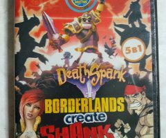 Игровой диск DeathSpank, Borderlands, Shank