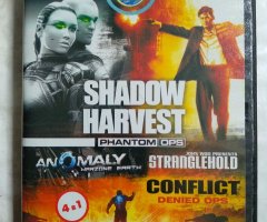 Игровой диск Shadow Harvest: Phantom Ops, Anomaly: Warzone Earth, Stranglehold, Conflict: Denied Ops