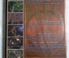 Игровой диск Warcraft III, StarCraft, Diablo, Diablo II - 2