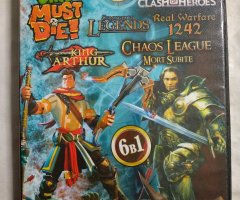 Игровой диск Orcs Must Die!, Might & Magic: Clash of Heroes, Legends of War: Patton, Real Warfare 1242, King Arthur, Chaos League: Mort Subite