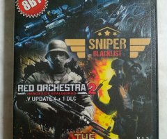 Игровой диск Sniper: Blacklist, Red Orchestra 2: Heroes of Stalingrad, The Saboteur (2 DVD)