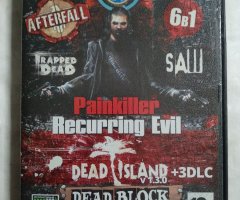 Игровой диск Afterfall: Insanity, Trapped Dead, Painkiller: Recurring Evil, Dead Island, Dead Block, Saw