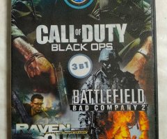 Игровой диск Call of Duty: Black Ops, Battlefield: Bad Company 2, Raven Squad