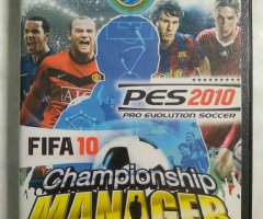 Игровой диск FIFA 10, PES 2010, Championship Manager 2010