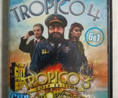 Игровой диск Tropico 4, Tropico 3: Gold Edition, Tropico: Pirate Cove, City Life