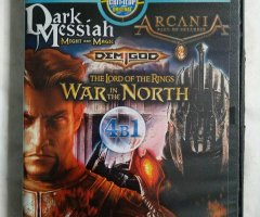 Игровой диск Dark Messiah of Might and Magic, Arcania, Demigod, The Lord of the Rings