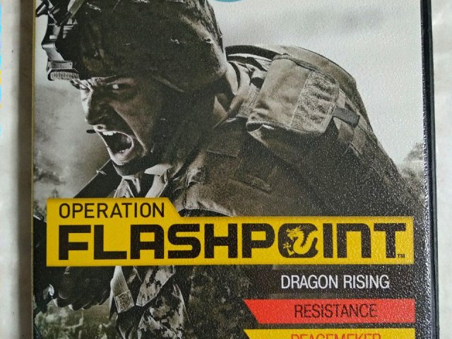 Игровой диск Operation Flashpoint: Dragon Rising, Resistance, Peacemaker, Cold War, 120 грн. &mdash; 1/2
