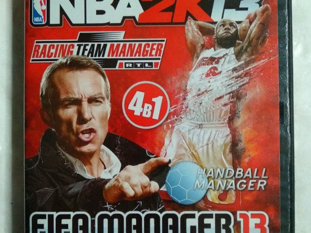 Игровой диск NBA 2K13, Racing Team Manager, Handball Manager, FIFA Manager 13, 100 грн. &mdash; 1/2