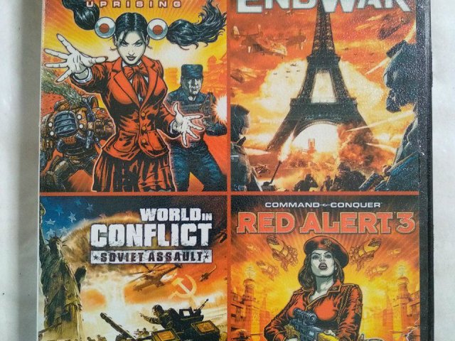 Игровой диск Red Alert 3, EndWar, World in Conflict: Soviet Assault, 120 грн. &mdash; 1/2