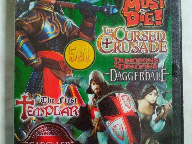 Игровой диск Orcs Must Die!, The Cursed Crusade, Dungeons & Dragons Daggerdale, The First Templar, Garshasp: Monster Slayer, 100 грн. &mdash; 1/2