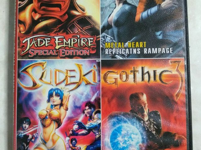 Игровой диск Jade Empire: Special Edition, Metal Heart: Replicants Rampage, Sudeki и Gothic 3, 150 грн. &mdash; 1/2