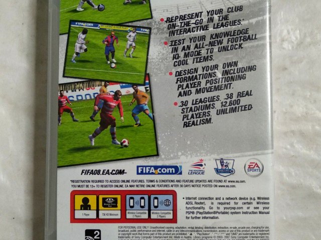 Игровой диск FIFA 08 для PlayStation Portable (PSP), 200 грн. &mdash; 2/3