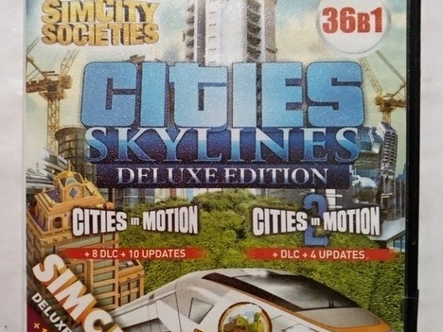 Игровой диск Cities Skylines Deluxe Edition (36в1). Cities XXL, SimCity Societies, Cities in Motion, Cities in Motion 2, 200 грн. &mdash; 1/2