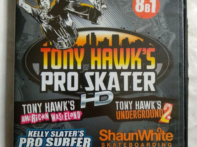 Игровой диск Tony Hawk's Pro Skater HD, Tony Hawk's American Wasteland, Tony Hawk's Underground 2, Kelly Slater's Pro Surfer, Shaun White Skateboarding, Tony Hawk, 150 грн. &mdash; 1/2