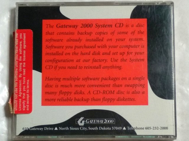 The Gateway 2000 System CD Start Pack (Version 1.0), 400 грн. &mdash; 2/3