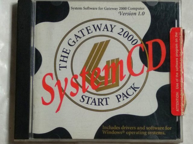 The Gateway 2000 System CD Start Pack (Version 1.0), 400 грн. &mdash; 1/3