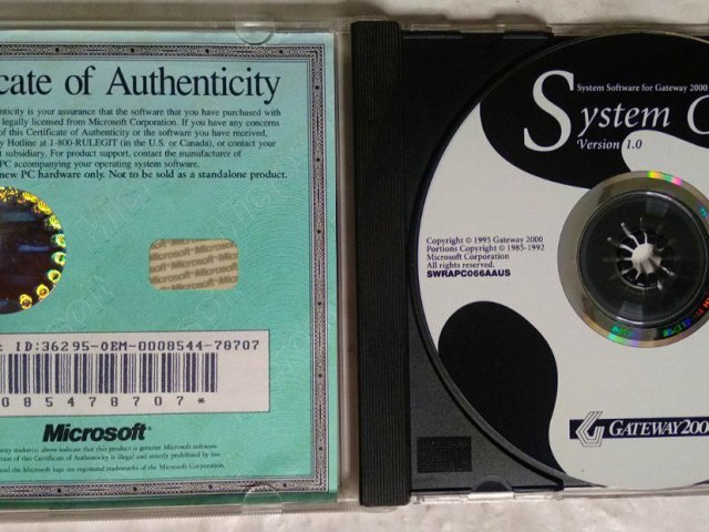 The Gateway 2000 System CD Start Pack (Version 1.0), 400 грн. &mdash; 3/3
