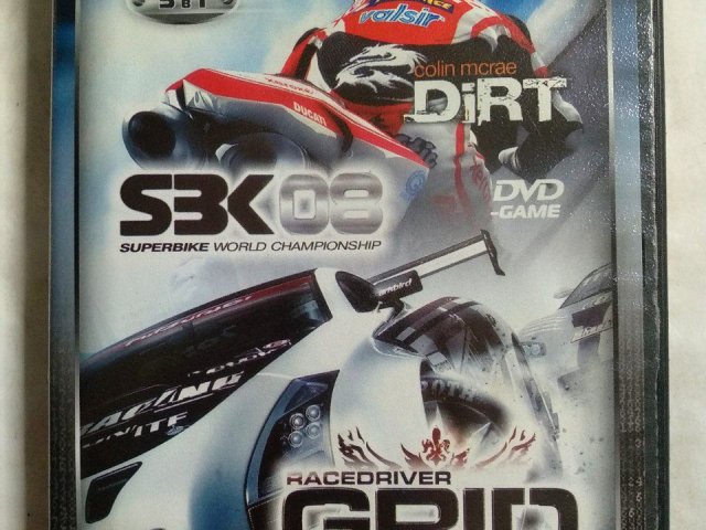 Игровой диск Битва гонщиков, 3 в 1, Colin McRae DiRT, SBK 08 Superbike World Championship, Race Driver GRID, 140 грн. &mdash; 1/2